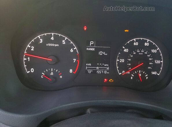 3KPC24A64LE106710 2020 HYUNDAI ACCENT Белый Вид щитка приборов