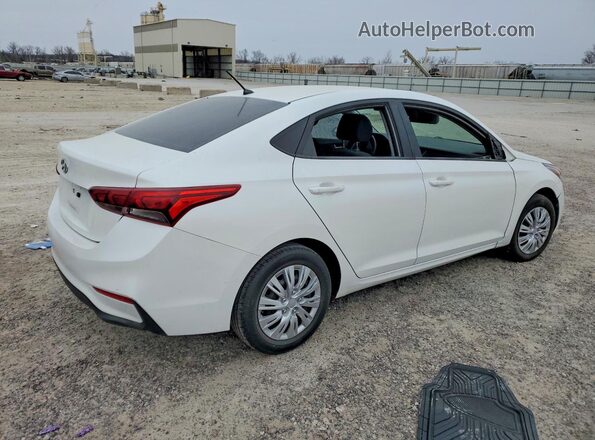 3KPC24A65ME131469 2021 HYUNDAI ACCENT White Trasero derecho