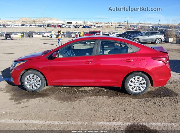 3KPC24A66LE125985 2020 HYUNDAI ACCENT Красный Вид задней части салона
