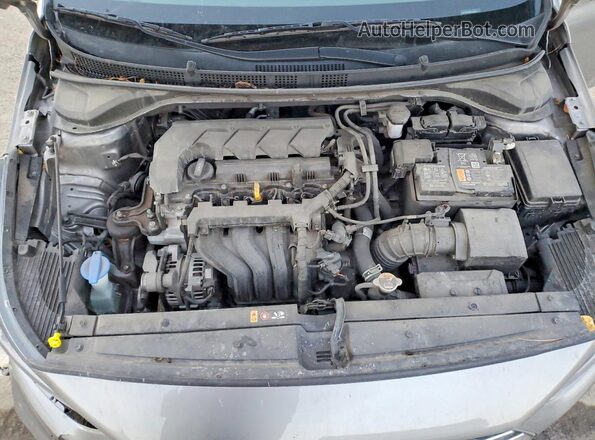 3KPC24A66NE190256 2022 HYUNDAI ACCENT Серебряный Вид задней части салона