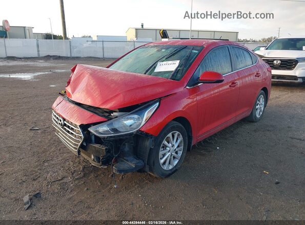 3KPC24A68NE156576 2022 HYUNDAI ACCENT Красный Передняя левая четверть