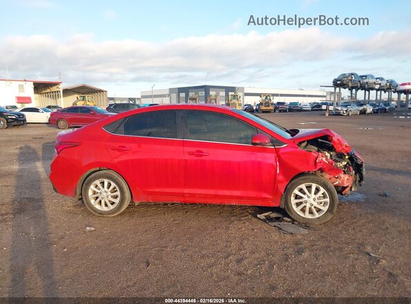 3KPC24A68NE156576 2022 HYUNDAI ACCENT Красный Вид задней части салона