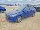 2022 Hyundai Accent Se Blue vin: 3KPC24A68NE167576