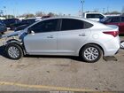 2020 Hyundai Accent Se Серебряный vin: 3KPC24A69LE092352
