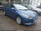 2022 Hyundai Accent Se Blue vin: 3KPC24A69NE160958