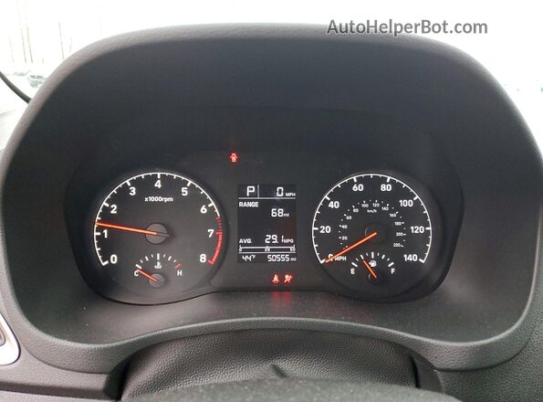 3KPC24A6XNE156272 2022 HYUNDAI ACCENT Белый Вид щитка приборов