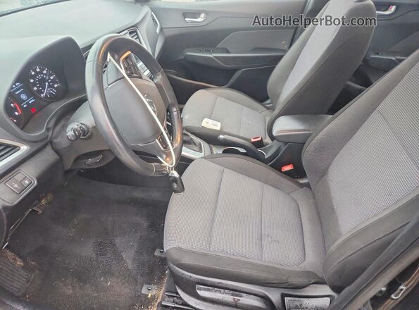 3KPC34A36KE059536 2019 HYUNDAI ACCENT Черный Вид салона спереди