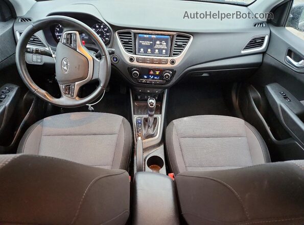 3KPC34A36KE059536 2019 HYUNDAI ACCENT Черный Вид панели приборов
