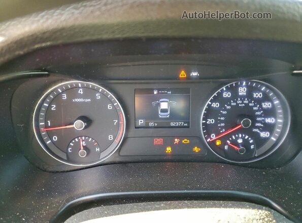 3KPF24AD0KE045740 2019 KIA FORTE White Widok zestawu wskaźników