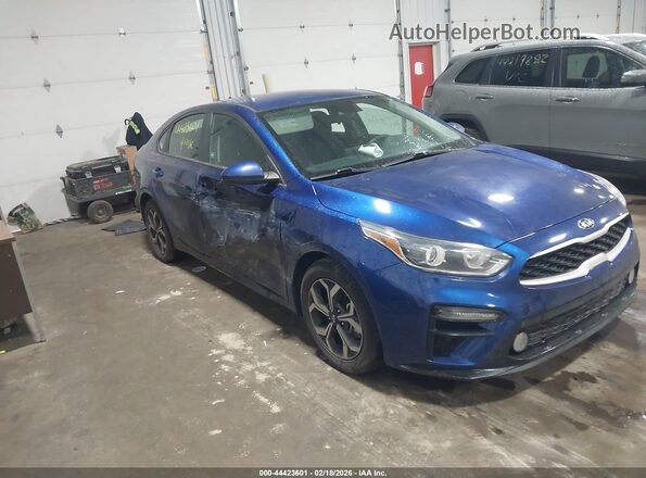 3KPF24AD0LE202801 2020 KIA FORTE Синий Передняя правая четверть