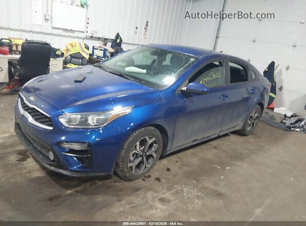 3KPF24AD0LE202801 2020 KIA FORTE Синий Передняя левая четверть