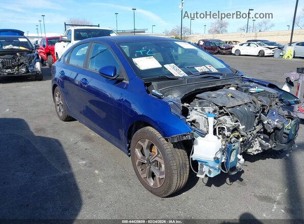 3KPF24AD1KE109347 2019 KIA FORTE Blue Przód prawy