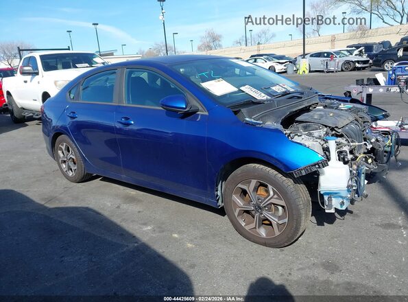 3KPF24AD1KE109347 2019 KIA FORTE Blue Widok wnętrza 360 stopni