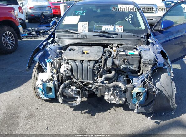 3KPF24AD1KE109347 2019 KIA FORTE Blue Widok z tyłu
