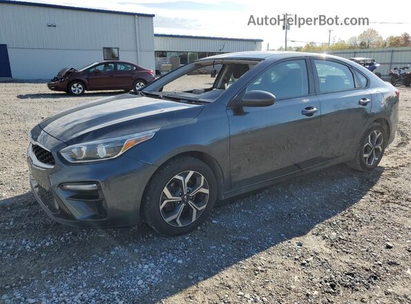 3KPF24AD3KE032304 2019 KIA FORTE Серый Передняя левая четверть