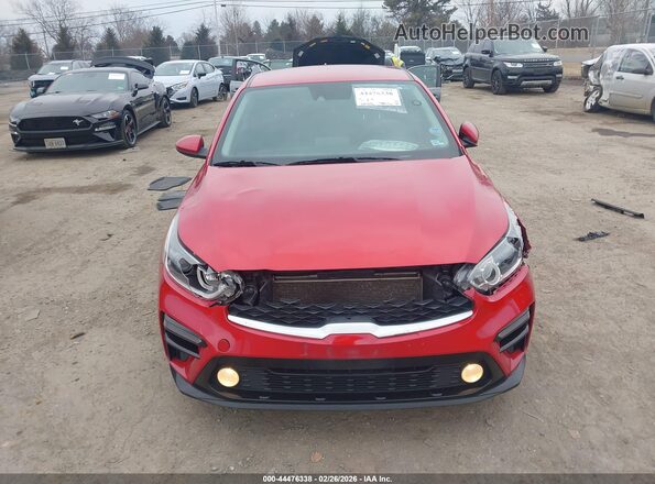 3KPF24AD3ME340365 2021 KIA FORTE Красный Вид задней части салона