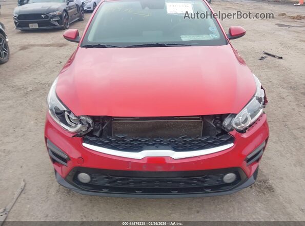 3KPF24AD3ME340365 2021 KIA FORTE Красный Вид спереди
