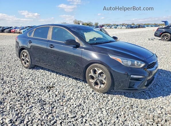 3KPF24AD4KE052285 2019 KIA FORTE Черный Передняя правая четверть