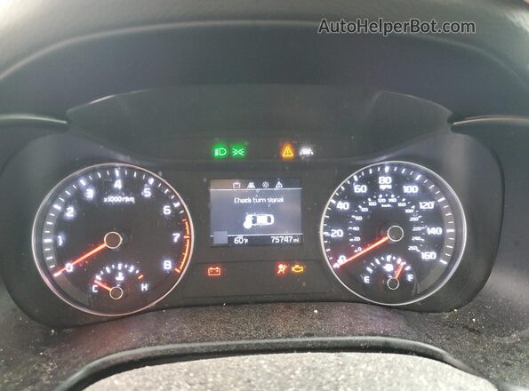 3KPF24AD4KE060581 2019 KIA FORTE White Widok zestawu wskaźników