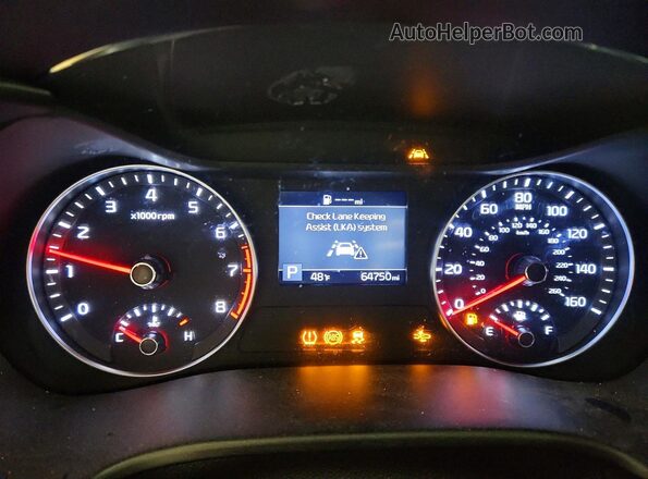 3KPF24AD4LE234277 2020 KIA FORTE Белый Вид щитка приборов