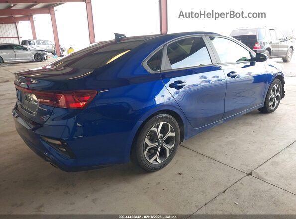 3KPF24AD7ME396325 2021 KIA FORTE Синий Задняя правая четверть