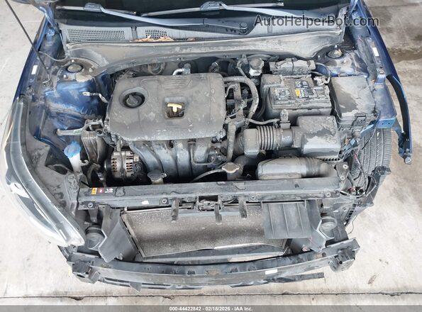 3KPF24AD7ME396325 2021 KIA FORTE Синий Вид сзади