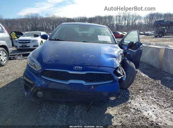 3KPF24AD8KE103660 2019 KIA FORTE Синий Вид щитка приборов