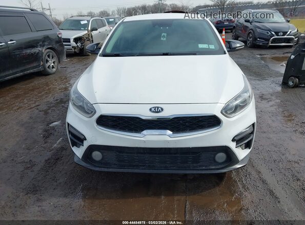 3KPF24ADXKE030288 2019 KIA FORTE White Widok zestawu wskaźników