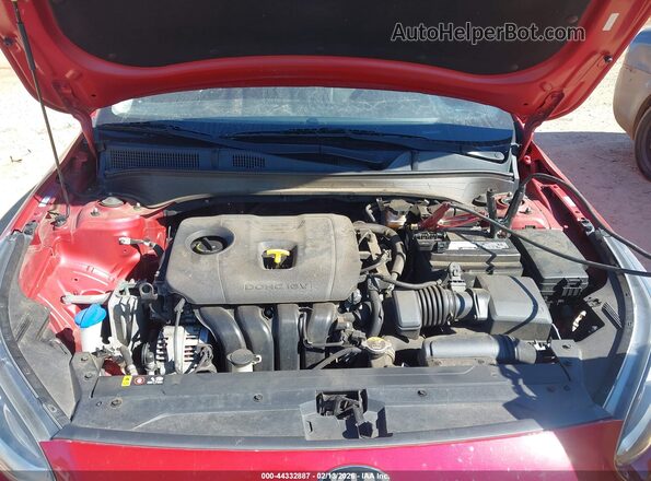 3KPF34AD2KE022053 2019 KIA FORTE Красный Вид сзади