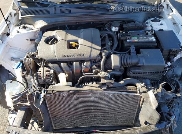 3KPF34AD2KE087033 2019 KIA FORTE Белый Вид задней части салона