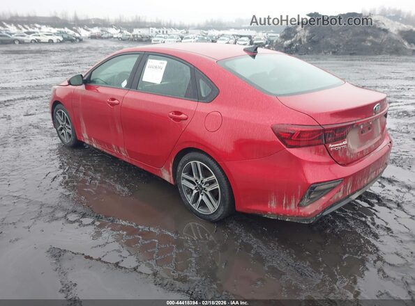 3KPF34AD5KE016747 2019 KIA FORTE Красный Задняя левая четверть