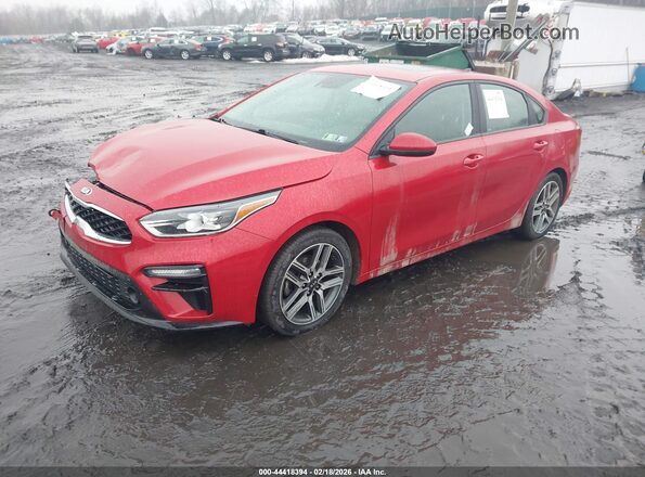 3KPF34AD5KE016747 2019 KIA FORTE Красный Передняя левая четверть