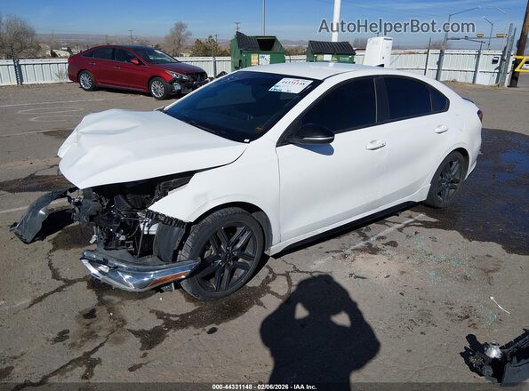 3KPF34AD6LE258061 2020 KIA FORTE Белый Передняя левая четверть