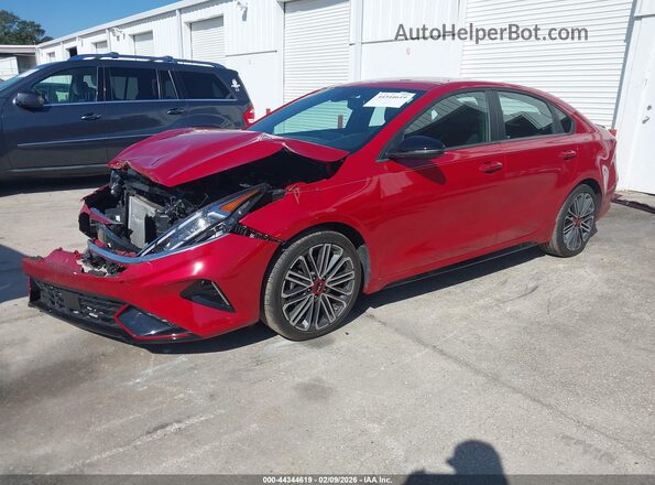 3KPF44AC5RE804331 2024 KIA FORTE Red წინა მარცხენა ხედი სამი მეოთხედიდან