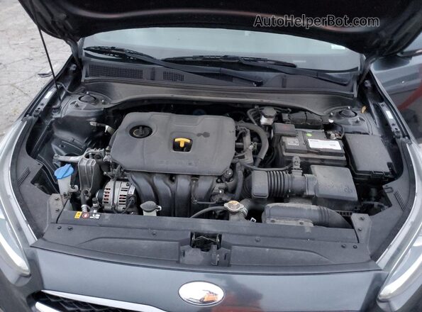 3KPF54AD2KE034665 2019 KIA FORTE Charcoal Widok wnętrza z tyłu