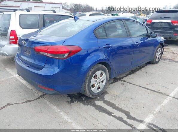 3KPFK4A78HE057976 2017 KIA FORTE Синий Задняя правая четверть