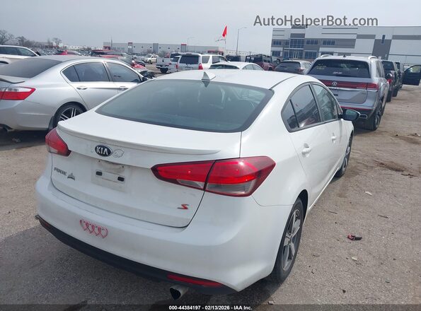3KPFL4A73JE219239 2018 KIA FORTE Белый Задняя правая четверть