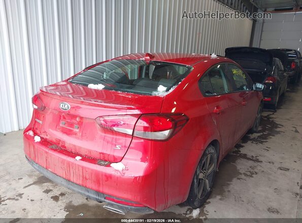 3KPFL4A76JE219624 2018 KIA FORTE Красный Задняя правая четверть