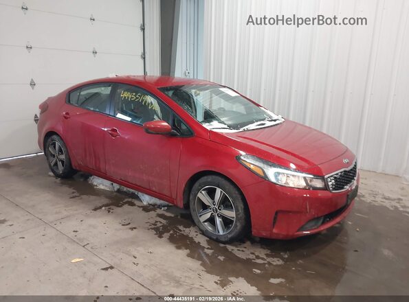 3KPFL4A76JE219624 2018 KIA FORTE Красный Передняя правая четверть