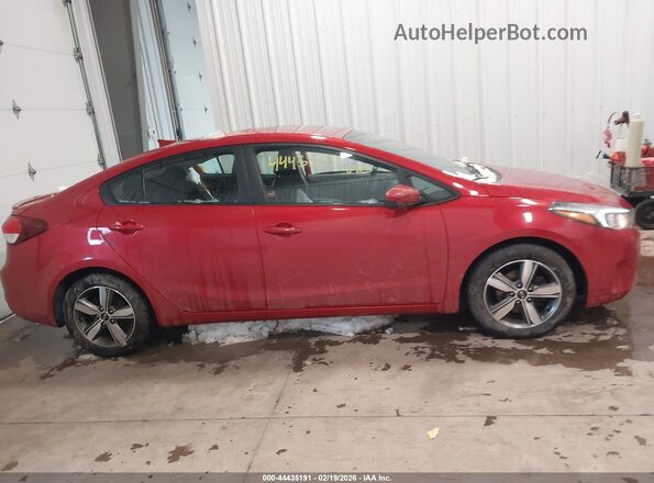 3KPFL4A76JE219624 2018 KIA FORTE Красный Вид задней части салона