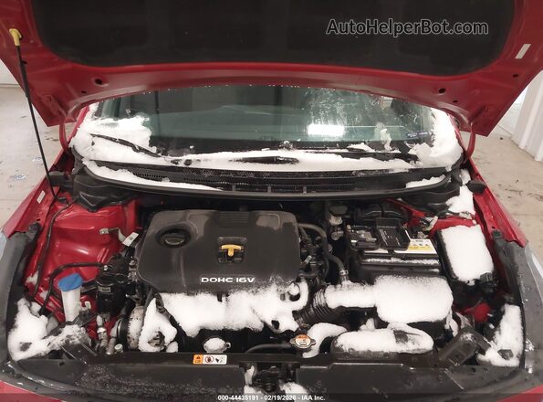 3KPFL4A76JE219624 2018 KIA FORTE Красный Вид сзади