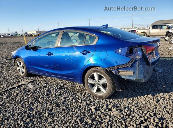3KPFL4A7XJE246311 2018 KIA FORTE Blue Tył lewy