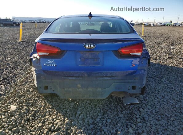 3KPFL4A7XJE246311 2018 KIA FORTE Blue Widok z tyłu