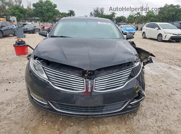 3LN6L2G97GR630329 2016 LINCOLN MKZ Черный Вид спереди