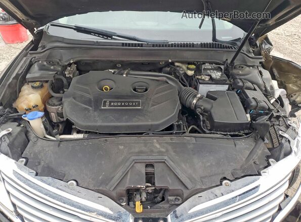 3LN6L2G97GR630329 2016 LINCOLN MKZ Черный Вид задней части салона