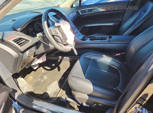 3LN6L2G97GR630329 2016 LINCOLN MKZ Черный Вид салона спереди