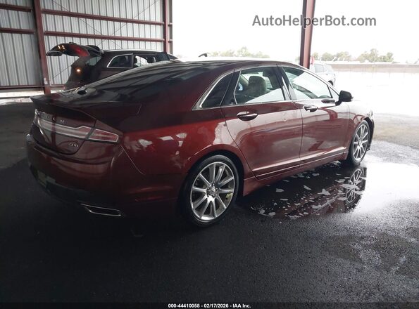 3LN6L2LU0GR626083 2016 LINCOLN MKZ HYBRID Brown Tył prawy