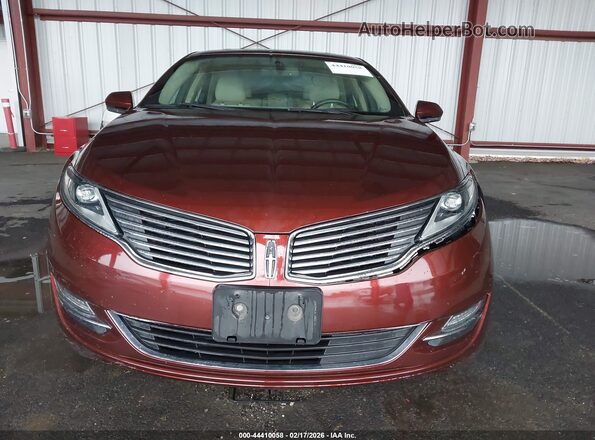 3LN6L2LU0GR626083 2016 LINCOLN MKZ HYBRID Brown Widok z przodu