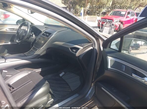 3LN6L2LU5GR624927 2016 LINCOLN MKZ HYBRID Gray Widok wnętrza z przodu
