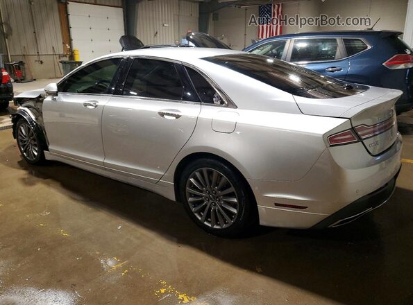 3LN6L5C96JR613648 2018 LINCOLN MKZ Серебряный Задняя левая четверть